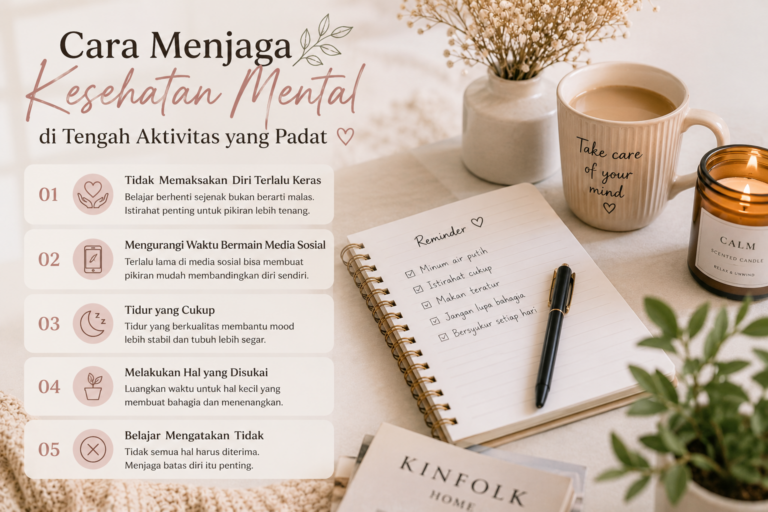 Cara Menjaga Kesehatan Mental di Tengah Aktivitas yang Padat