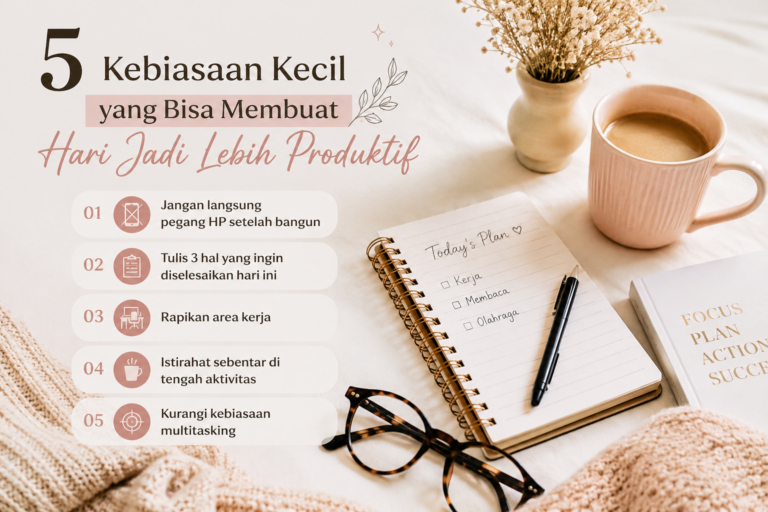 5 Kebiasaan Kecil yang Bisa Membuat Hari Jadi Lebih Produktif