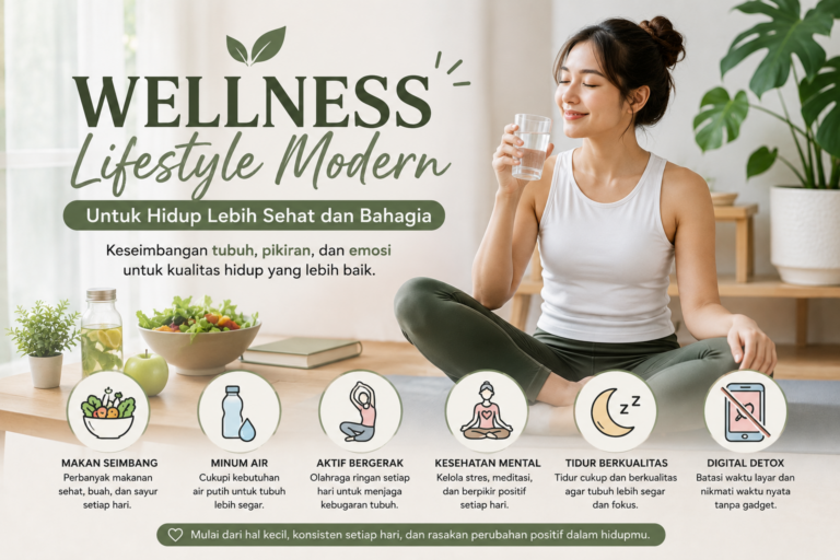wellness lifestyle modern untuk hidup sehat dan bahagia setiap hari